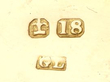 18k Gold Vinaigrette Box Hallmarks