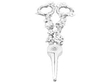 antique silver grape shears