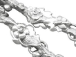 Sterling Silver Grape Shears Detail