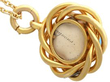 Victorian Gold Turquoise Pendant reverse