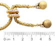 Antique Gold Rope Twist Necklace size