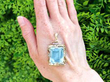 32 Carat Aquamarine Pendant in Yellow Gold outside