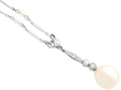platinum pearl diamond pendant