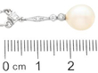 1920s Pearl Drop Necklace with Diamonds size