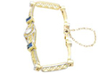 1920s Sapphire and Diamond Bracelet side