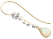 Cabochon Opal Drop Earring