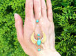 Victorian Egyptian Revival Pendant outside