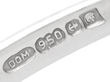 Palladium Diamond Trilogy Ring Hallmarks