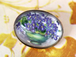 Floral Antique Essex Crystal Brooch