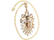Victorian Natural Pearl and Diamond Pendant