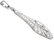 1920s Multi Diamond Pendant in White Gold side