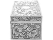 Antique Silver Chinese Box side