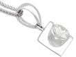 white gold 1 Carat Diamond Solitaire Pendant