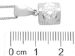 1 Carat Diamond Solitaire Pendant size