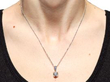 1 Carat Diamond Solitaire Pendant wearing