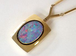 Vintage Opal Pendant Necklace