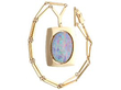 yellow gold Vintage Opal Pendant Necklace