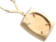 Vintage Opal Pendant Necklace in Yellow Gold reverse