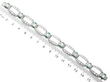 Emerald and Diamond Bracelet size