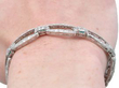 antique Emerald and Diamond Bracelet wearing