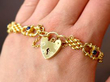 vintage Sapphire Gate Bracelet in Gold