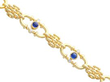 Sapphire Gate Bracelet in yellow Gold