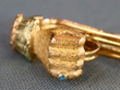 Rare Antique Gold Tie Clip close up