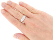 Wearing Platinum Diamond Unisex Ring