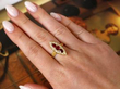 Antique Navette Shaped Ruby Ring
