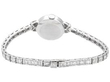 Diamond Ladies Watch in Platinum closed