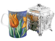Pierre Gillois Silver Tea Caddy with Mug