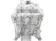 Pierre Gillois Silver Tea Caddies with Ruler