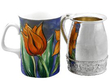 Measuring AE Jones Arts & Crafts Silver Mug