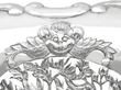 detail of Chinese Silver Fruit Dish