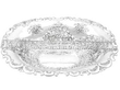 Chinese Silver Fruit Dish size