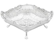 Overhead Antique Silver Footed Centrepiece Bowl