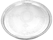 antique Sterling Silver Serving Tray with Handles