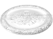 Antique Sterling Silver Decorative Platter with Ruler