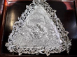 Rare Triangular Silver Salver