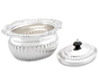 open Georgian Biscuit Box in Sterling Silver