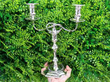 Sterling Silver Candelabra Pair outside