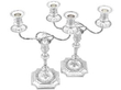 antique Sterling Silver Candelabra Pair