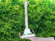 Silver Corinthian Column Candlestick outside