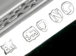 Silver Corinthian Column Candlestick hallmarks