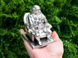 Victorian Novelty Silver Inkwell outside