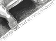 Victorian Novelty Silver Inkwell engraving