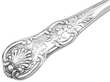 Silver Spoon in Queens Pattern detail