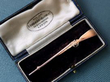 Vintage Gold Shotgun Brooch boxed