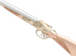 Vintage Gold Shotgun Brooch Detail