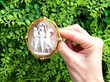 Victorian Three Graces Cameo Brooch in Gold outside